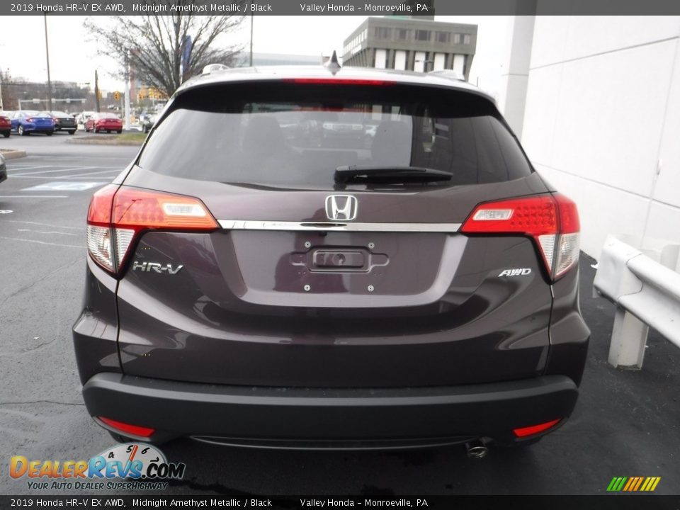2019 Honda HR-V EX AWD Midnight Amethyst Metallic / Black Photo #6