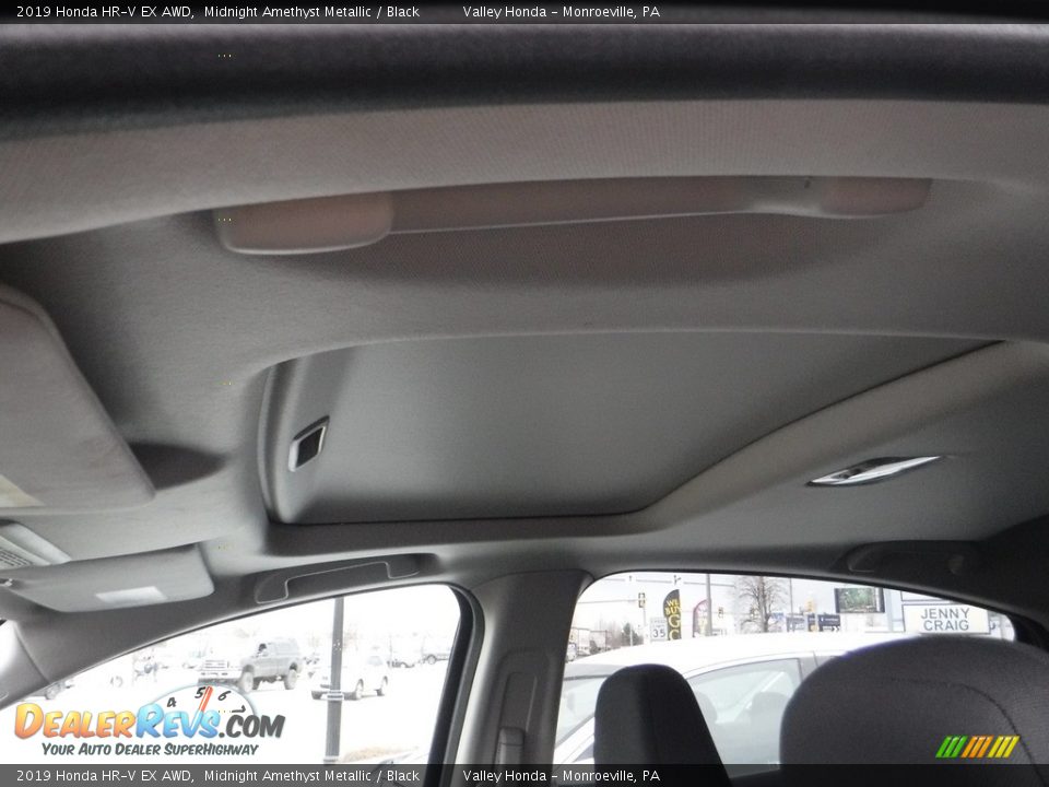 2019 Honda HR-V EX AWD Midnight Amethyst Metallic / Black Photo #8