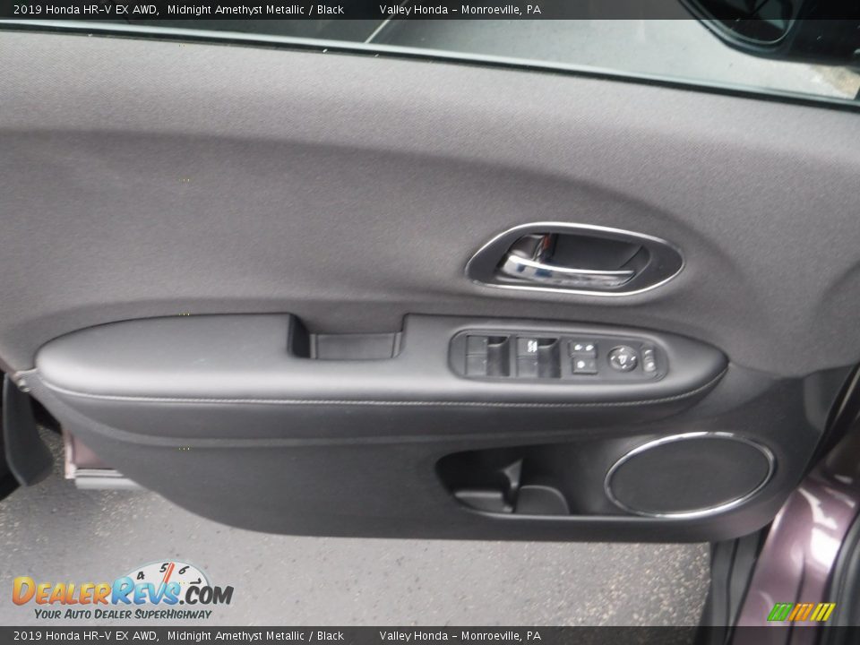 2019 Honda HR-V EX AWD Midnight Amethyst Metallic / Black Photo #9