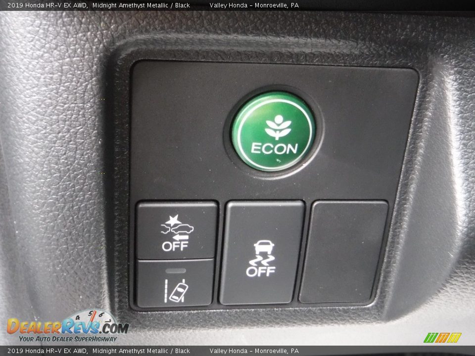 2019 Honda HR-V EX AWD Midnight Amethyst Metallic / Black Photo #11