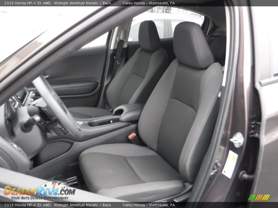 2019 Honda HR-V EX AWD Midnight Amethyst Metallic / Black Photo #12