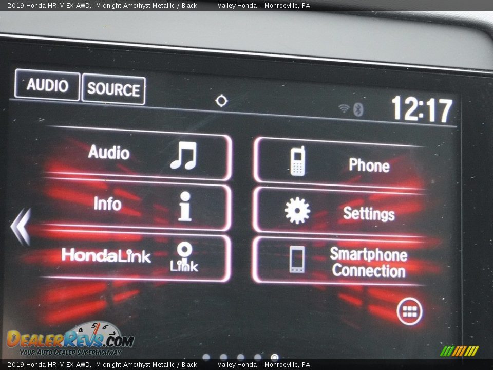 2019 Honda HR-V EX AWD Midnight Amethyst Metallic / Black Photo #16