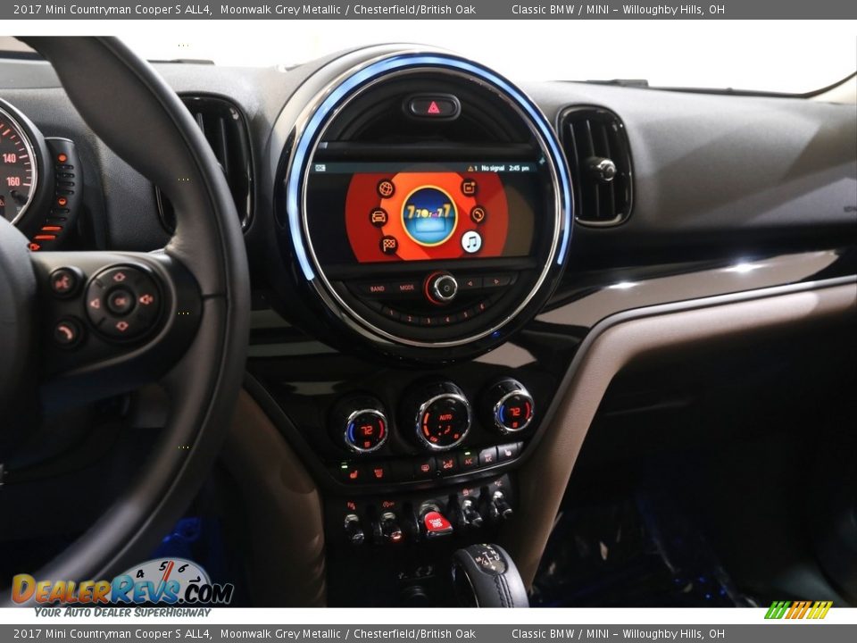 2017 Mini Countryman Cooper S ALL4 Moonwalk Grey Metallic / Chesterfield/British Oak Photo #9