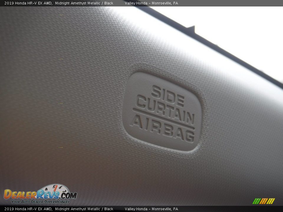 2019 Honda HR-V EX AWD Midnight Amethyst Metallic / Black Photo #20