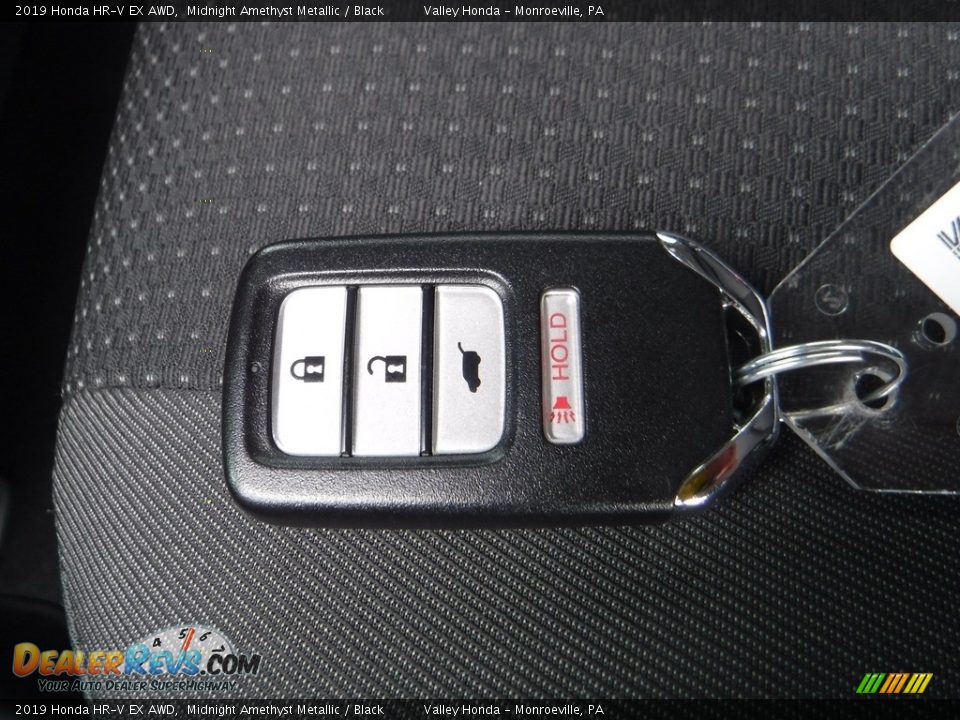 2019 Honda HR-V EX AWD Midnight Amethyst Metallic / Black Photo #25