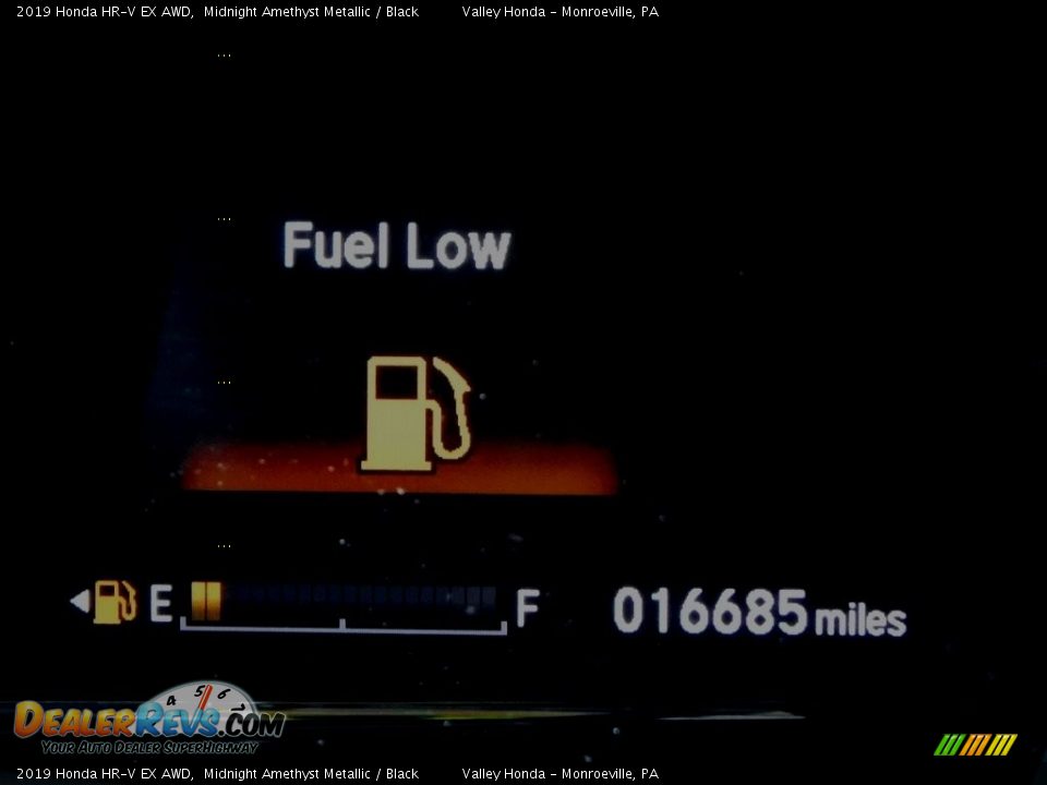 2019 Honda HR-V EX AWD Midnight Amethyst Metallic / Black Photo #27