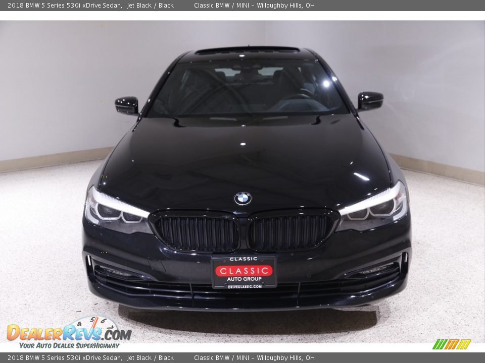 2018 BMW 5 Series 530i xDrive Sedan Jet Black / Black Photo #2