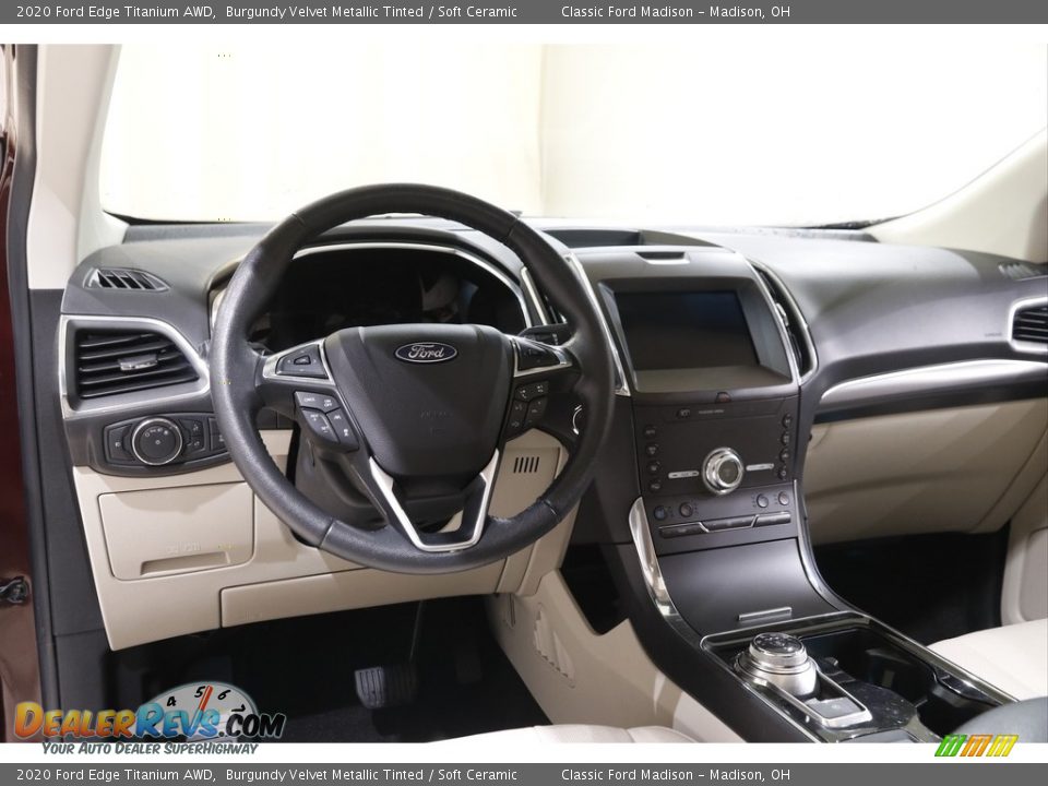 2020 Ford Edge Titanium AWD Burgundy Velvet Metallic Tinted / Soft Ceramic Photo #6