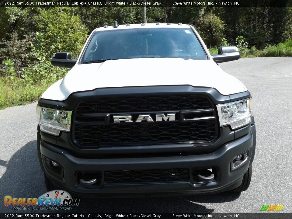 2022 Ram 5500 Tradesman Regular Cab 4x4 Chassis Bright White / Black/Diesel Gray Photo #3