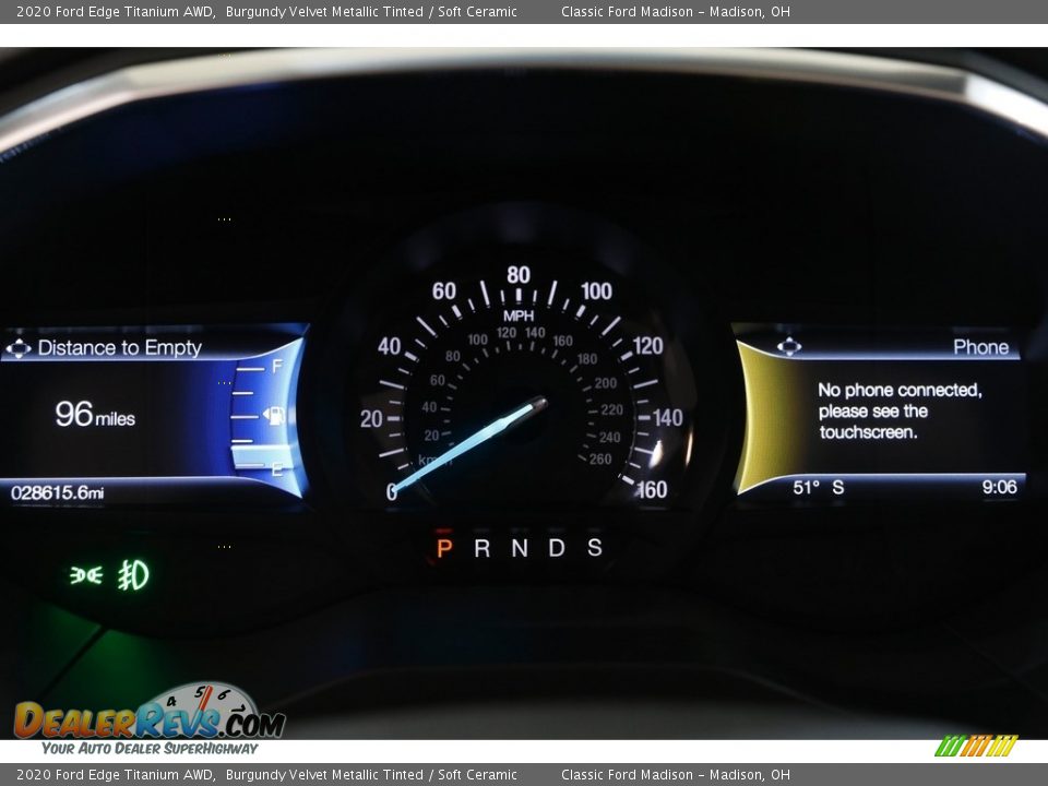 2020 Ford Edge Titanium AWD Burgundy Velvet Metallic Tinted / Soft Ceramic Photo #8