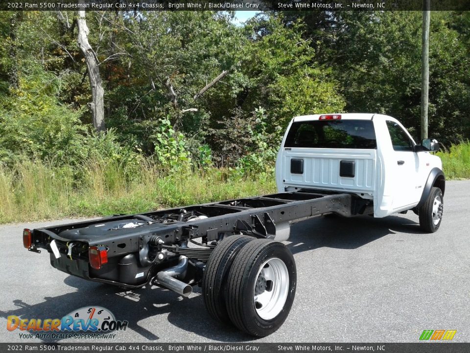 2022 Ram 5500 Tradesman Regular Cab 4x4 Chassis Bright White / Black/Diesel Gray Photo #6