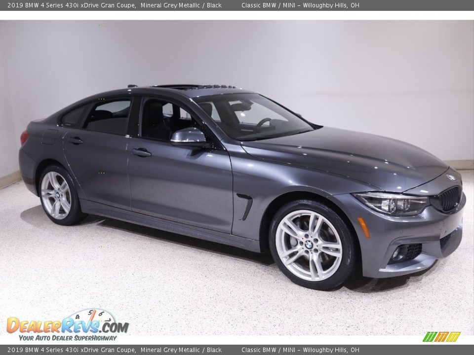 2019 BMW 4 Series 430i xDrive Gran Coupe Mineral Grey Metallic / Black Photo #1