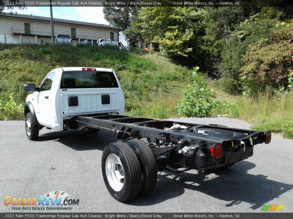 2022 Ram 5500 Tradesman Regular Cab 4x4 Chassis Bright White / Black/Diesel Gray Photo #8