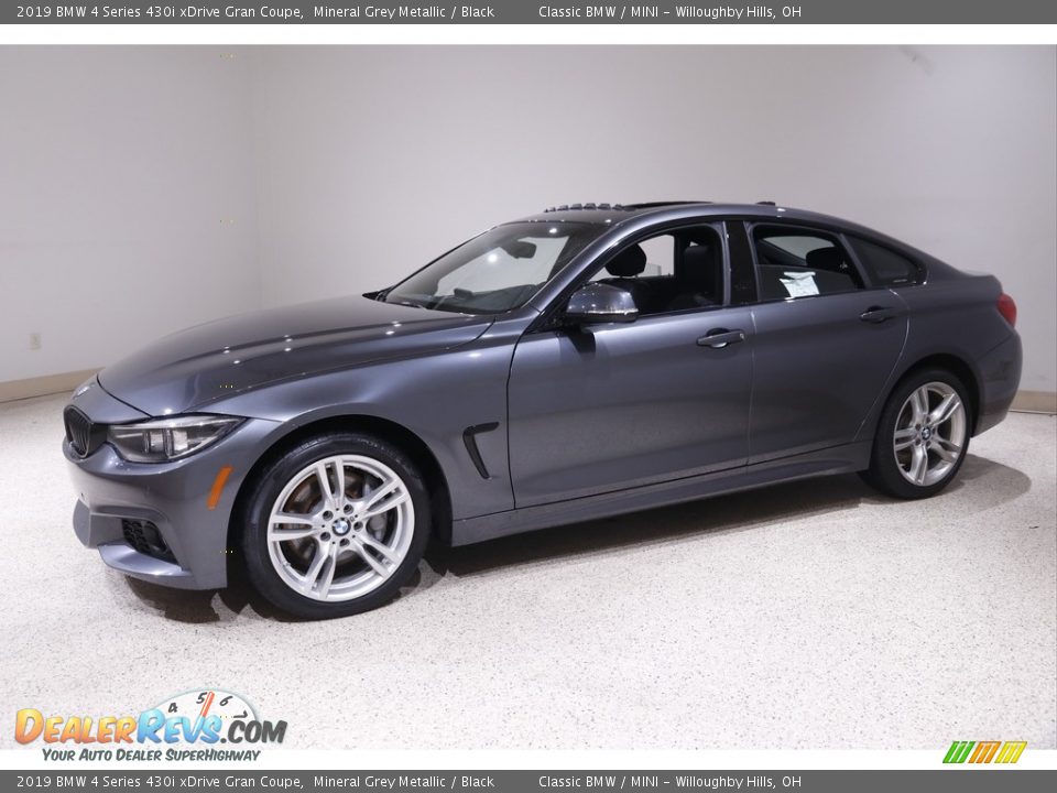 2019 BMW 4 Series 430i xDrive Gran Coupe Mineral Grey Metallic / Black Photo #3