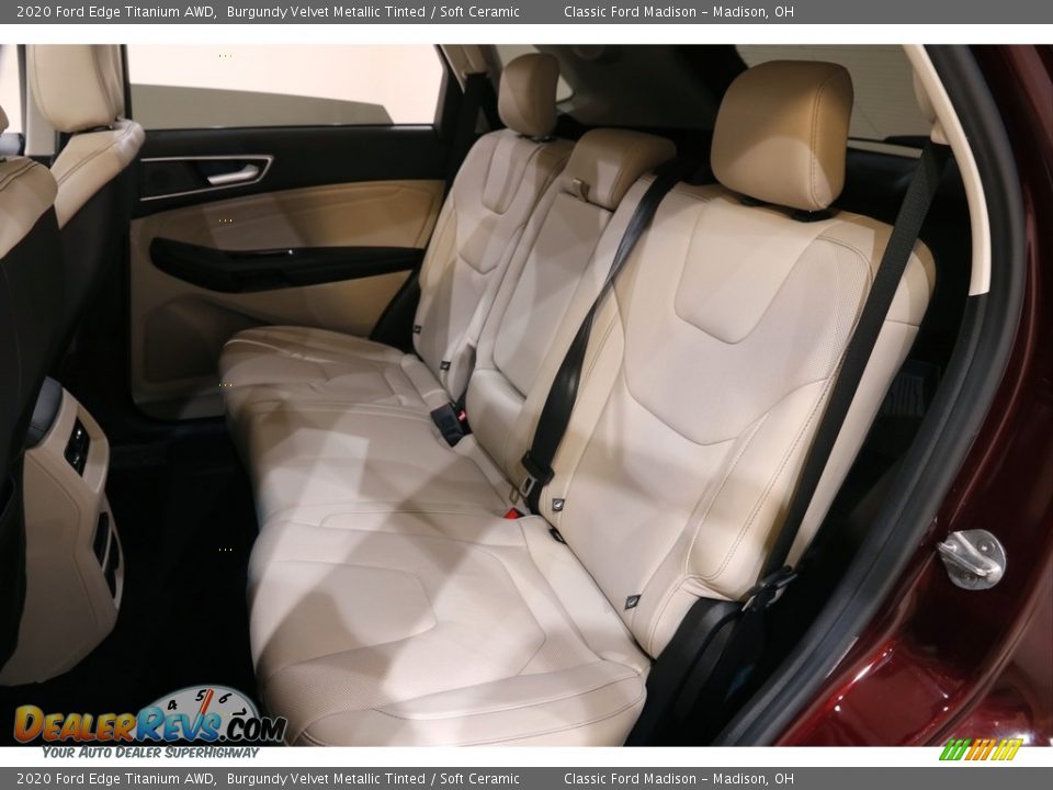 2020 Ford Edge Titanium AWD Burgundy Velvet Metallic Tinted / Soft Ceramic Photo #19