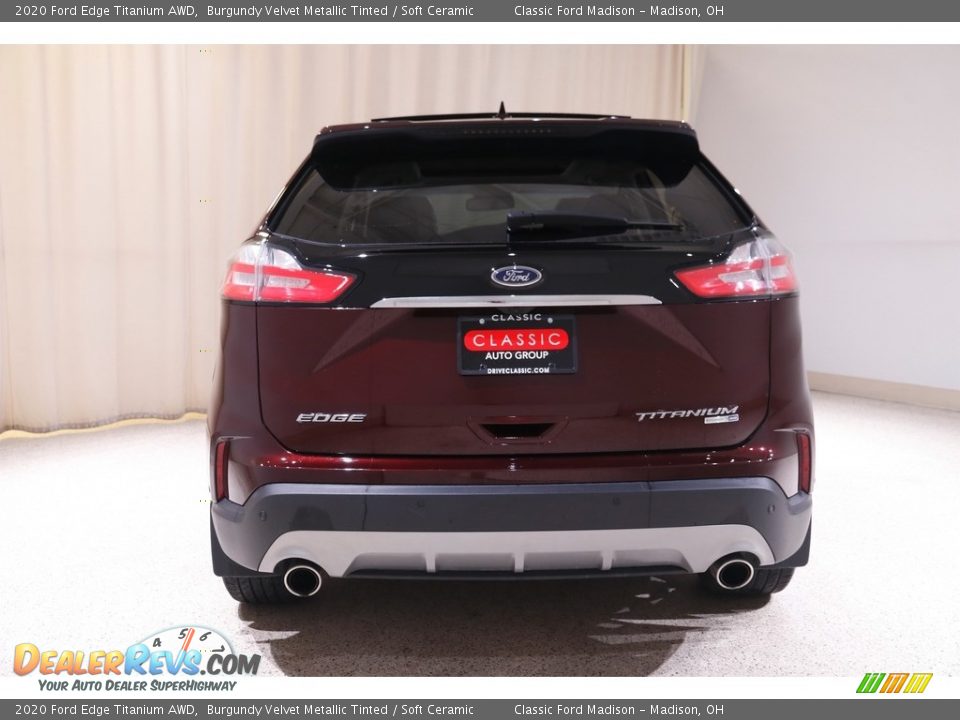 2020 Ford Edge Titanium AWD Burgundy Velvet Metallic Tinted / Soft Ceramic Photo #20