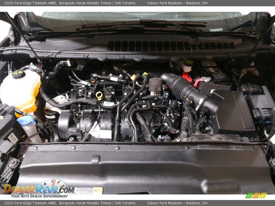 2020 Ford Edge Titanium AWD Burgundy Velvet Metallic Tinted / Soft Ceramic Photo #21