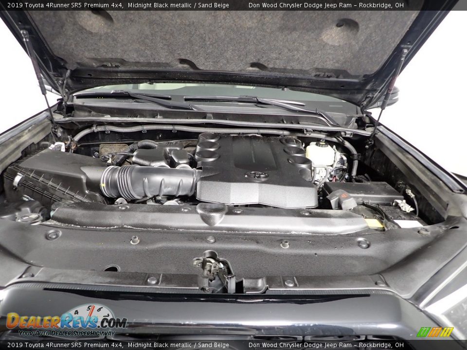 2019 Toyota 4Runner SR5 Premium 4x4 Midnight Black metallic / Sand Beige Photo #9
