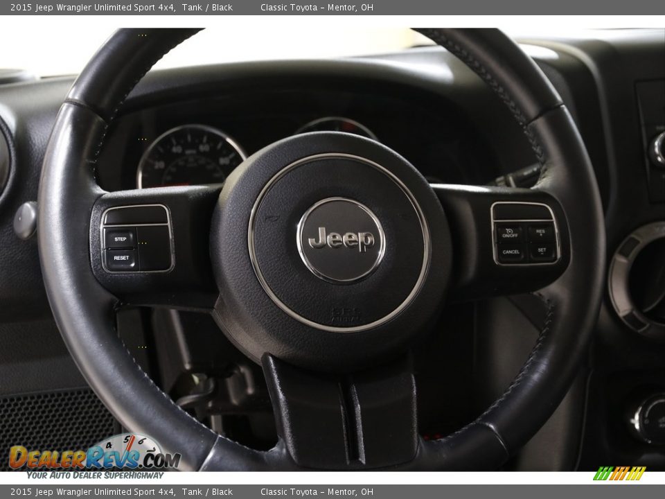 2015 Jeep Wrangler Unlimited Sport 4x4 Tank / Black Photo #7