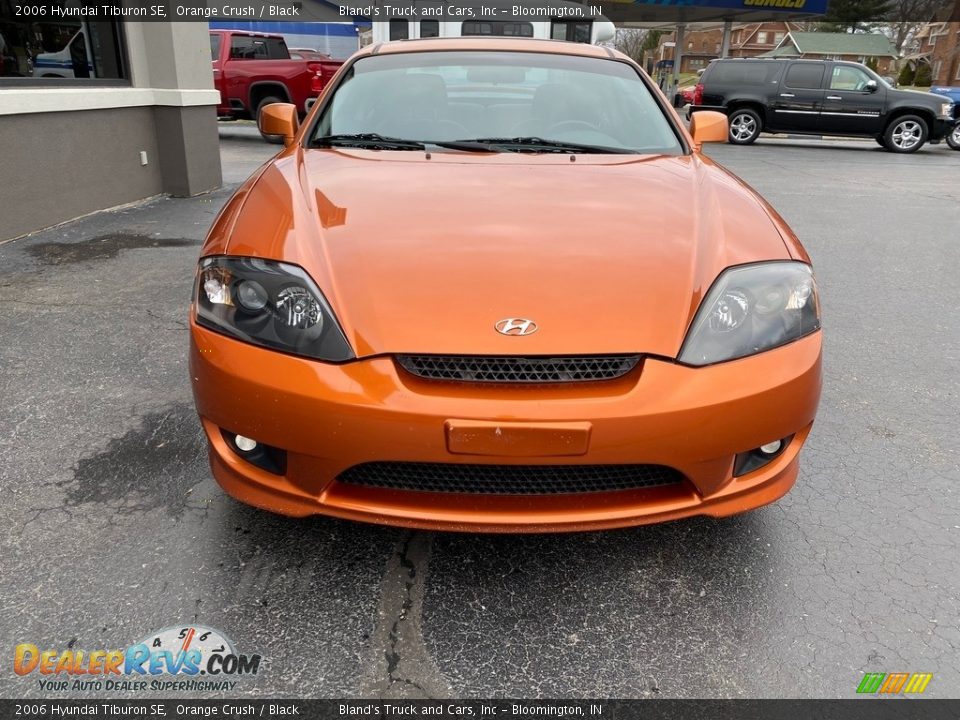 2006 Hyundai Tiburon SE Orange Crush / Black Photo #3