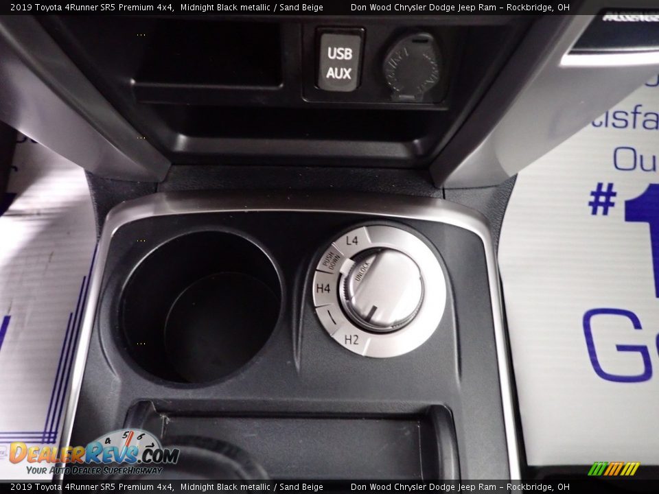 2019 Toyota 4Runner SR5 Premium 4x4 Midnight Black metallic / Sand Beige Photo #26
