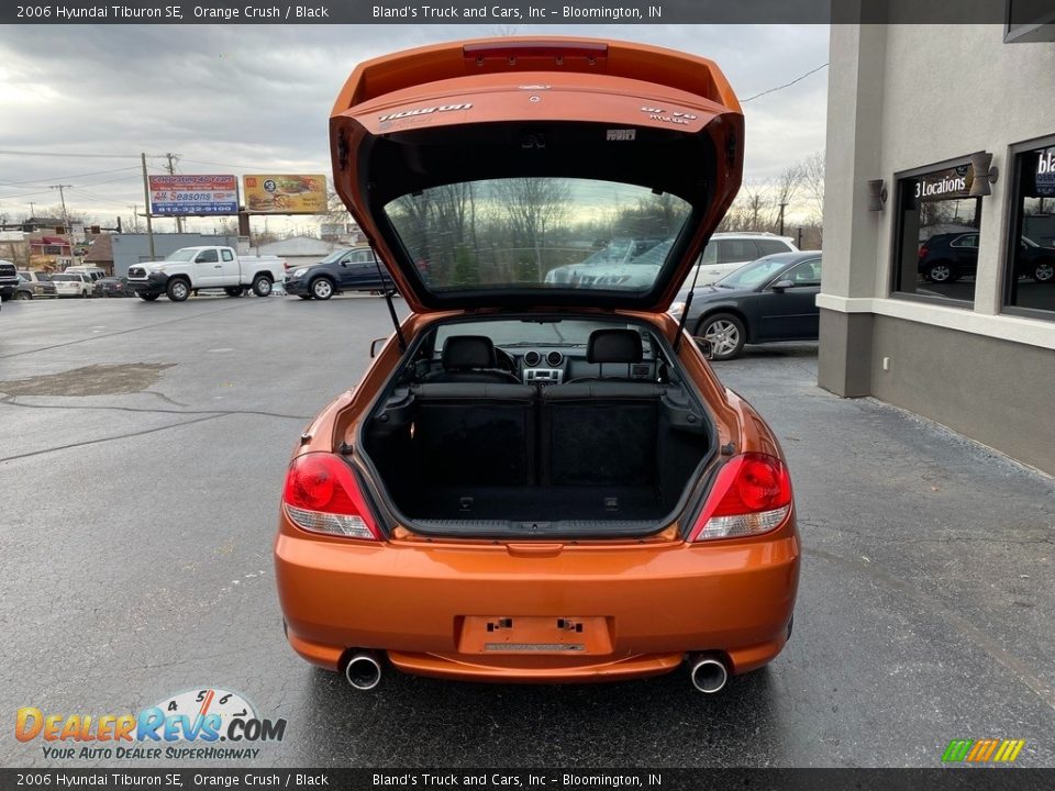 2006 Hyundai Tiburon SE Orange Crush / Black Photo #8