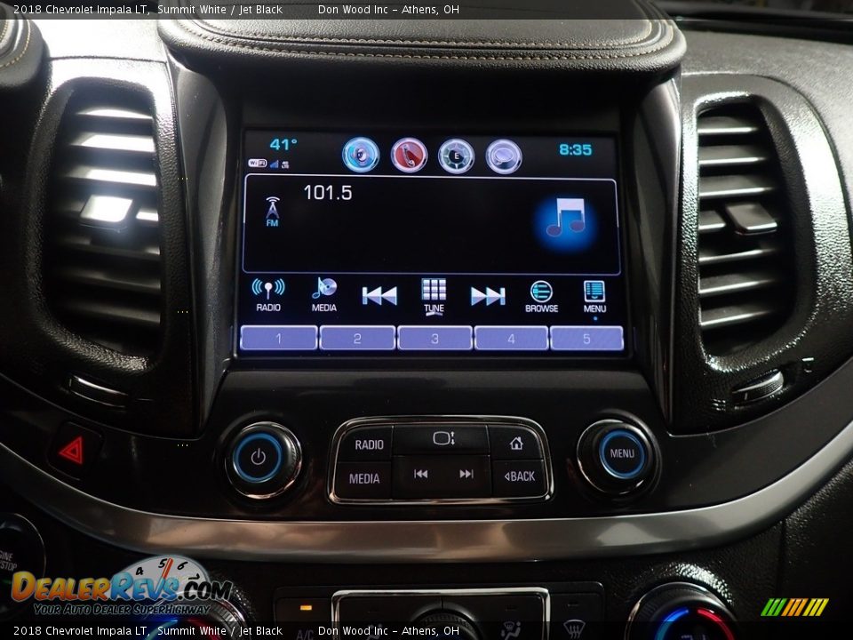 2018 Chevrolet Impala LT Summit White / Jet Black Photo #28