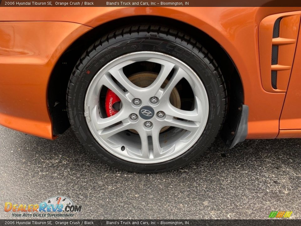 2006 Hyundai Tiburon SE Orange Crush / Black Photo #30