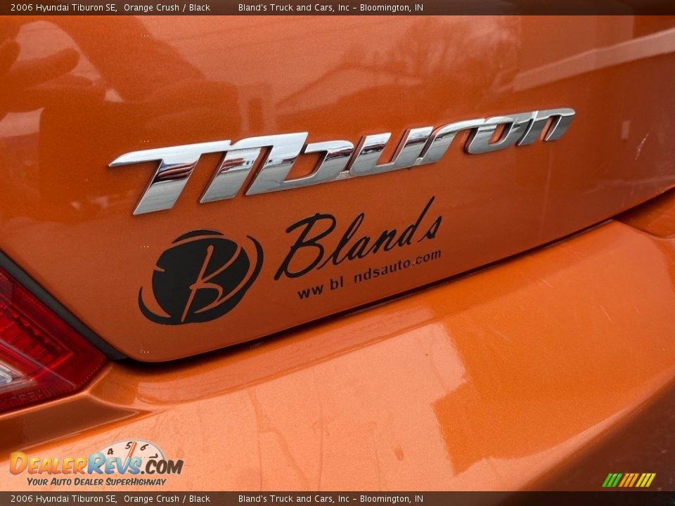 2006 Hyundai Tiburon SE Orange Crush / Black Photo #34