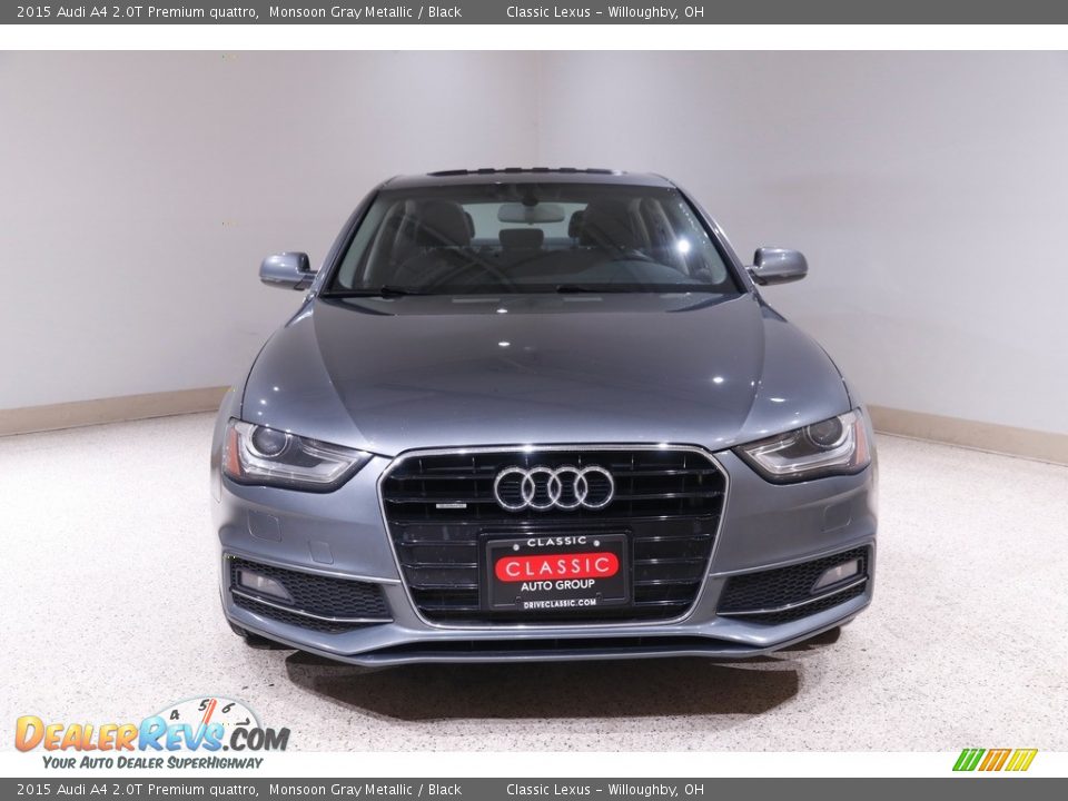 2015 Audi A4 2.0T Premium quattro Monsoon Gray Metallic / Black Photo #2