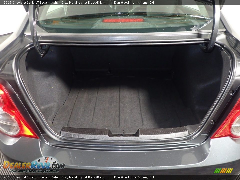 2015 Chevrolet Sonic LT Sedan Ashen Gray Metallic / Jet Black/Brick Photo #14