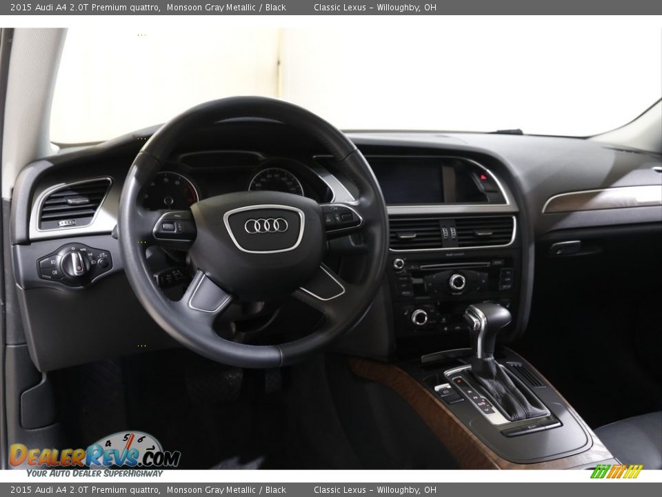 2015 Audi A4 2.0T Premium quattro Monsoon Gray Metallic / Black Photo #6