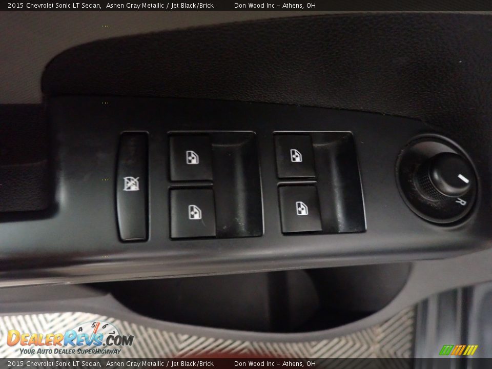 2015 Chevrolet Sonic LT Sedan Ashen Gray Metallic / Jet Black/Brick Photo #20