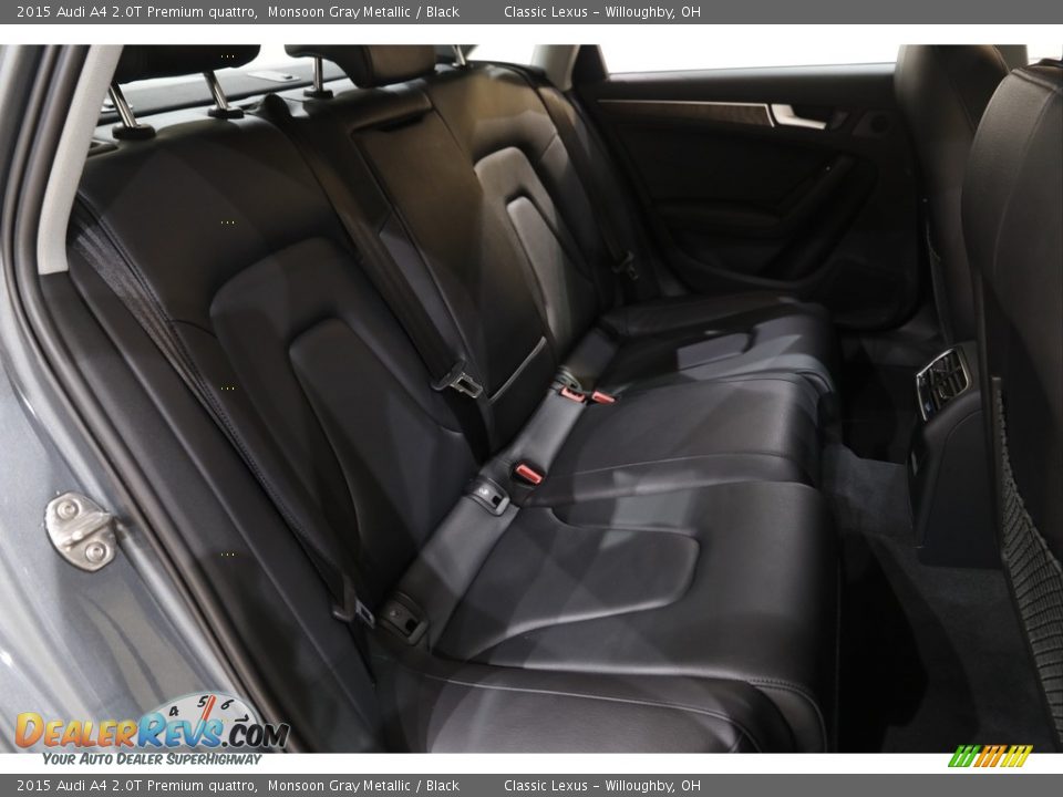 2015 Audi A4 2.0T Premium quattro Monsoon Gray Metallic / Black Photo #15