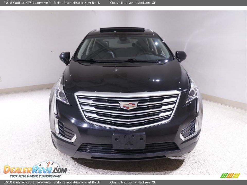 2018 Cadillac XT5 Luxury AWD Stellar Black Metallic / Jet Black Photo #2