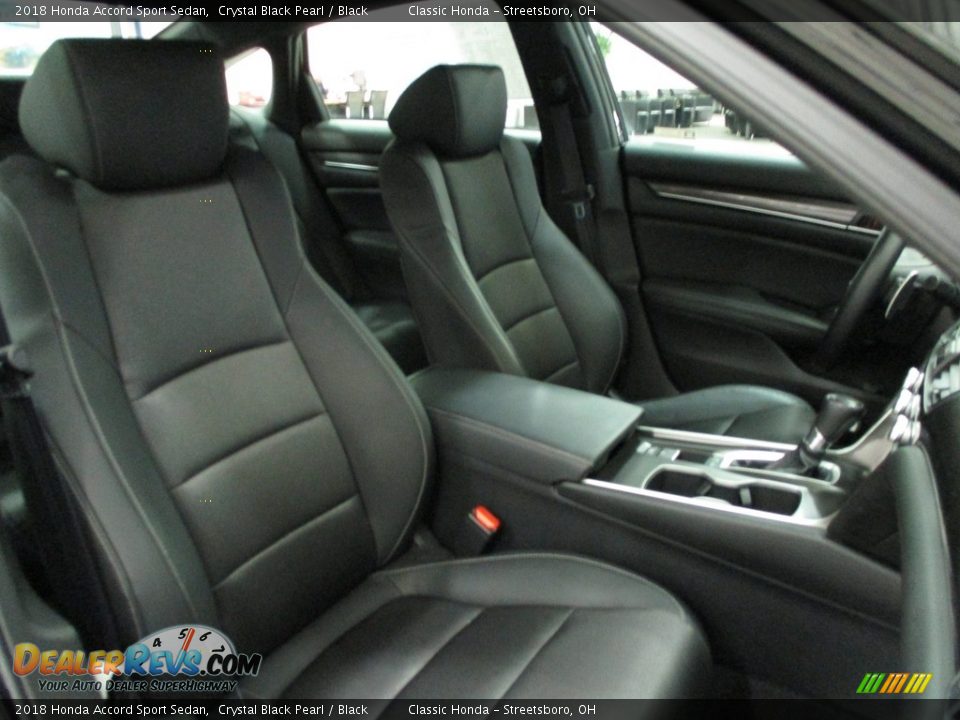 2018 Honda Accord Sport Sedan Crystal Black Pearl / Black Photo #19