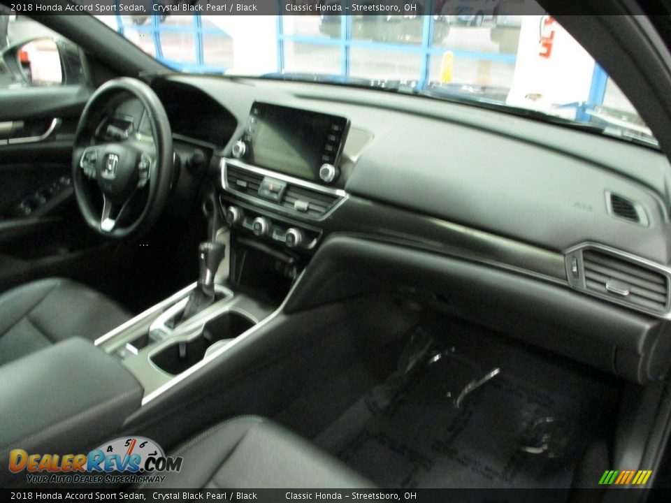 2018 Honda Accord Sport Sedan Crystal Black Pearl / Black Photo #20