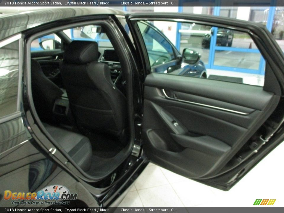 2018 Honda Accord Sport Sedan Crystal Black Pearl / Black Photo #21
