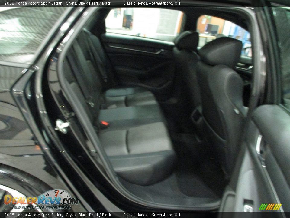2018 Honda Accord Sport Sedan Crystal Black Pearl / Black Photo #22