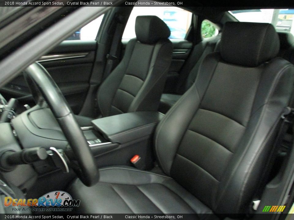 2018 Honda Accord Sport Sedan Crystal Black Pearl / Black Photo #29