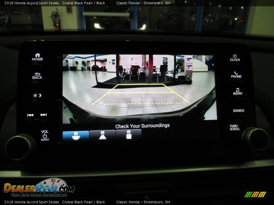 2018 Honda Accord Sport Sedan Crystal Black Pearl / Black Photo #36