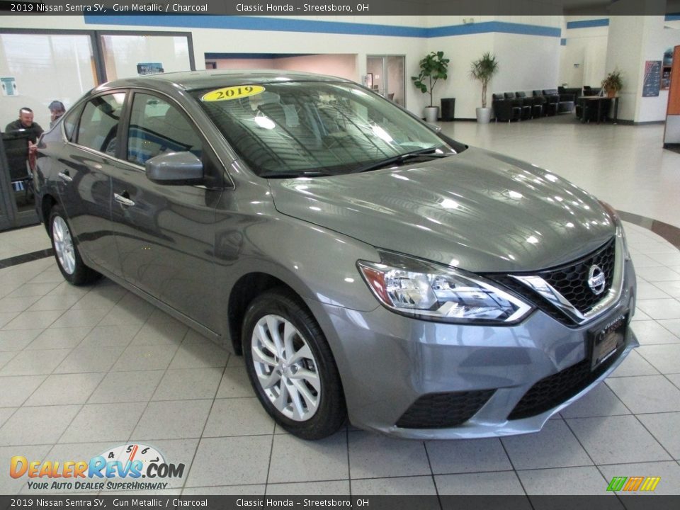 2019 Nissan Sentra SV Gun Metallic / Charcoal Photo #3