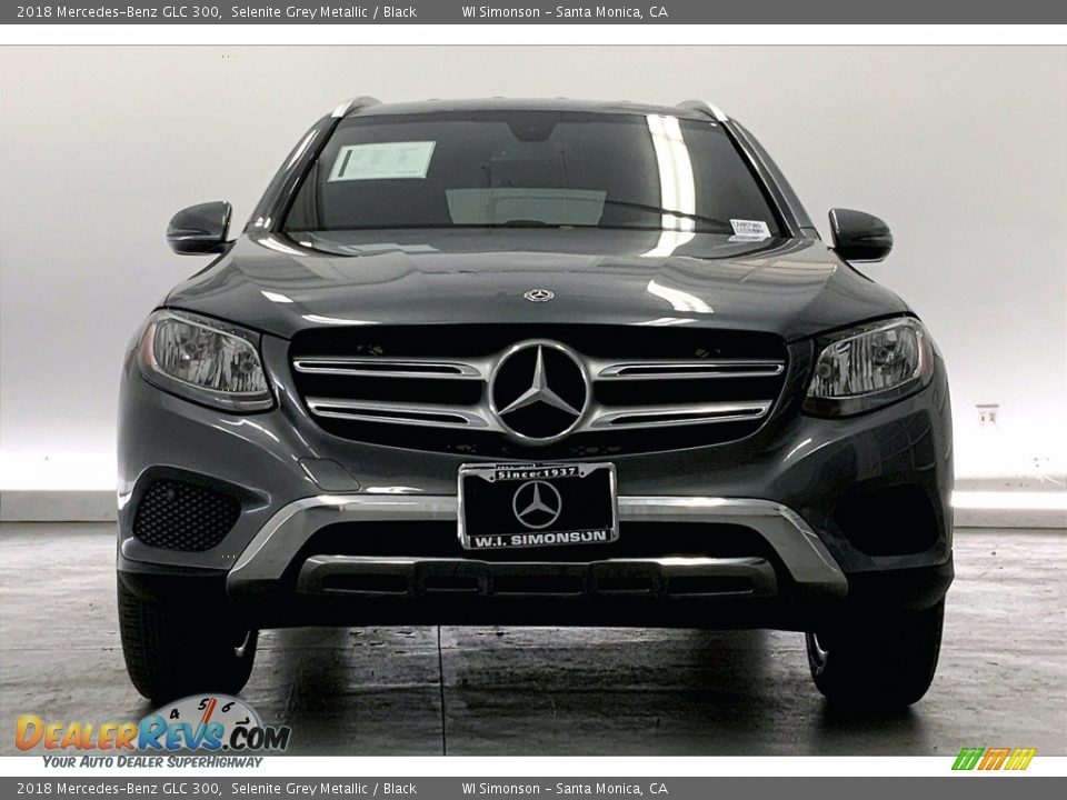 2018 Mercedes-Benz GLC 300 Selenite Grey Metallic / Black Photo #2