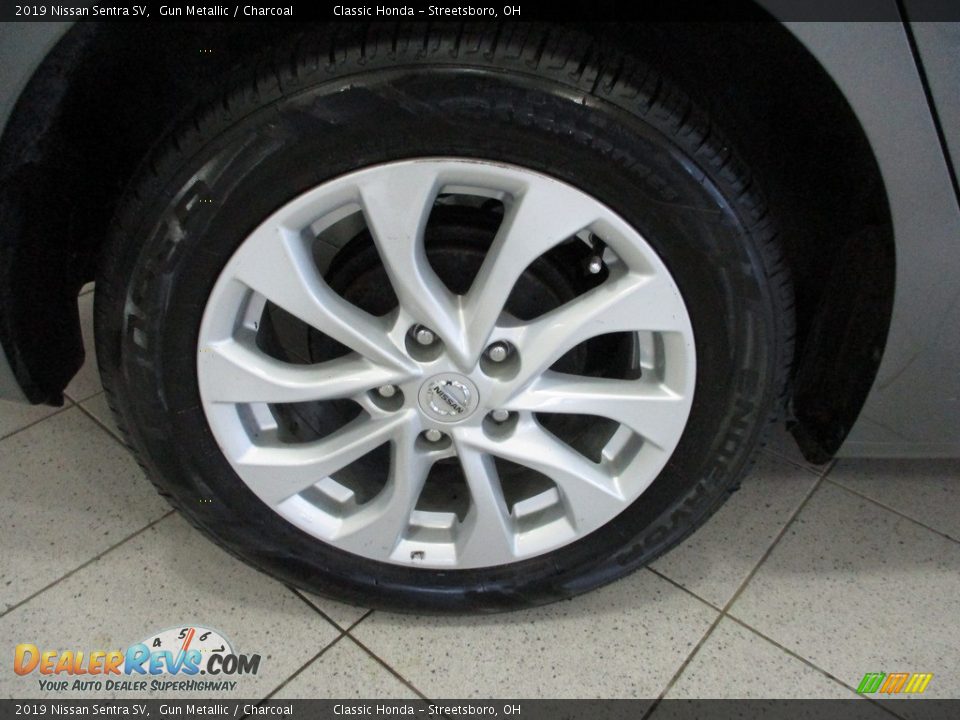 2019 Nissan Sentra SV Gun Metallic / Charcoal Photo #6