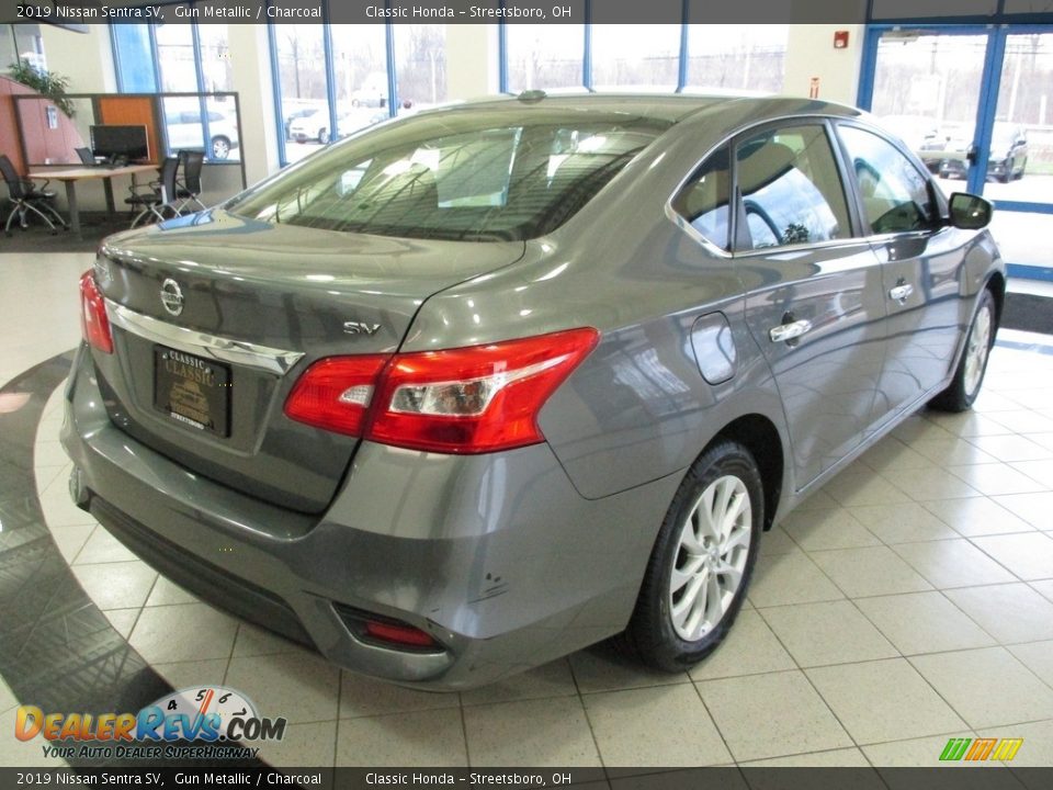 2019 Nissan Sentra SV Gun Metallic / Charcoal Photo #7