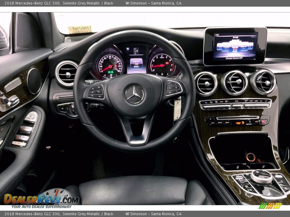 2018 Mercedes-Benz GLC 300 Selenite Grey Metallic / Black Photo #4