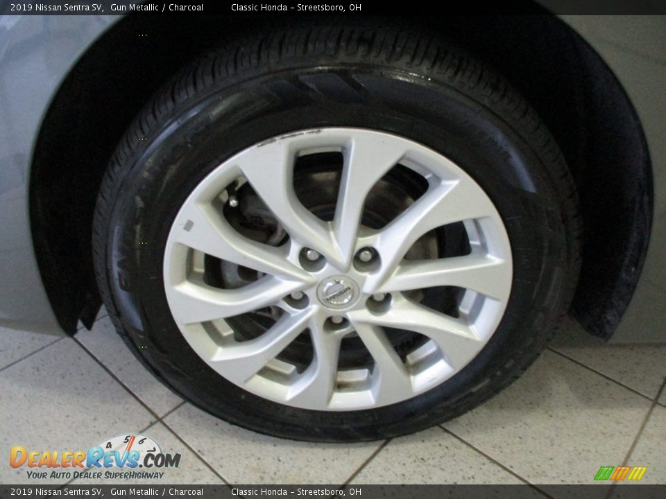 2019 Nissan Sentra SV Gun Metallic / Charcoal Photo #12