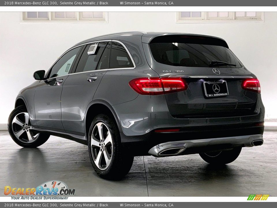 2018 Mercedes-Benz GLC 300 Selenite Grey Metallic / Black Photo #10