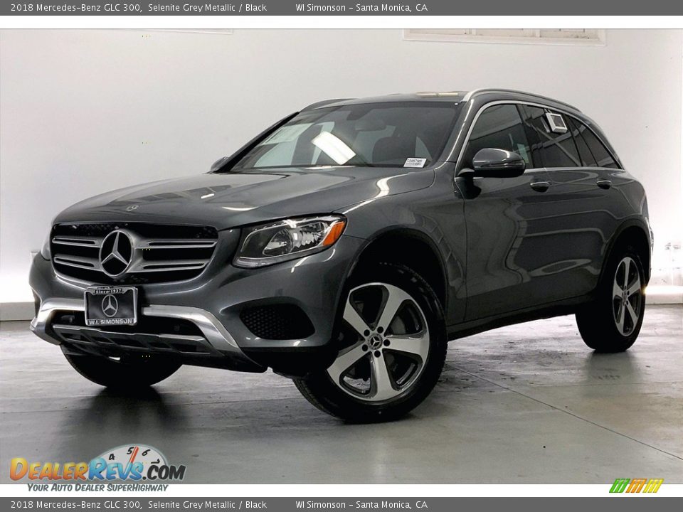 2018 Mercedes-Benz GLC 300 Selenite Grey Metallic / Black Photo #12