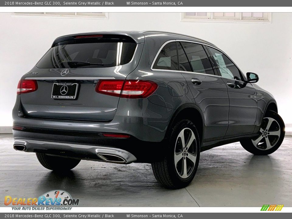 2018 Mercedes-Benz GLC 300 Selenite Grey Metallic / Black Photo #13